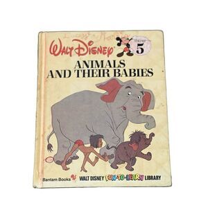 Disneys Animals and their Babied Fun to Learn Library VINTAGE VTG